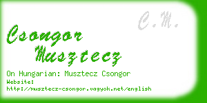 csongor musztecz business card